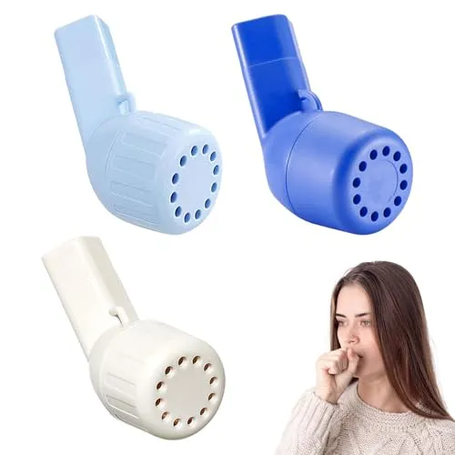 Atemtrainer Lungentrainer Natürlich Schleim Entfernen: WIYETY 3 Stück Atemgerät Original, Atemtrainer Lungentrainer mit dem Atmen Gerät, Lungenreinigung für Verbessert die Lungenkapazität