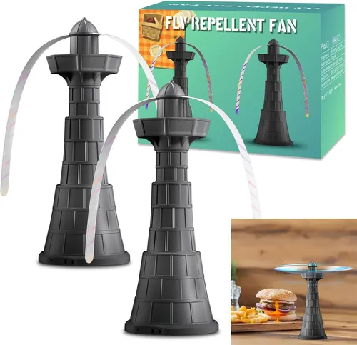 St batteriebetrieben Tisch Lebensmittelventilatoren mit holografischen Flügeln 4