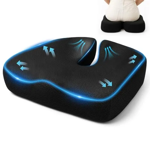 kelav Ergonomisches Sitzkissen mit Memory-Schaum