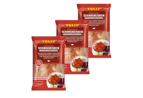 TULIP Wurstkonserve 600g Schinkeneisbein Eisbein gepökelt Schweinehaxe Schwarte, 600 g