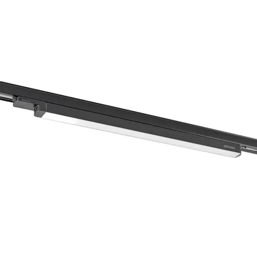 Arcchio Harlow Schienensystem-Leuchte, 68.7 cm, Modern, Schwarz - Schienensystem-Leuchte für individuelle Beleuchtung im gewerblichen Umfeld, inkl. 17W LED, modern und flexibel einsetzbar.
