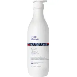Milk Shake Silver Shine Conditioner 1000ml - Beseitigt Gelbstich - Shampoos & Spülungen, ideal für graues Haar, bietet intensive Pflege und neutralisiert unerwünschte Gelbtöne für strahlenden Glanz.
