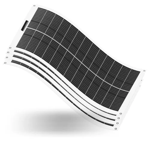 ECO-WORTHY 400 Watt 12V 4 Stücke 100W Flexible Solarpanel Mono Solarmodul PV für Balkon Wohnwagen Van Boote und andere unebene Oberflächen