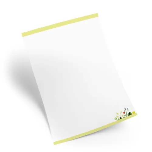 Briefpapier A4 25er Set floral