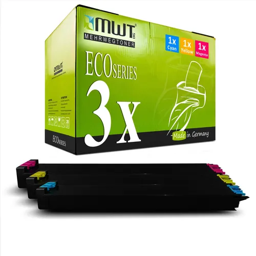 3x Toner f�r Sharp MX5100 MX2301 MX3100N MX5001, MX-31 GT MX31GT Color CMY
