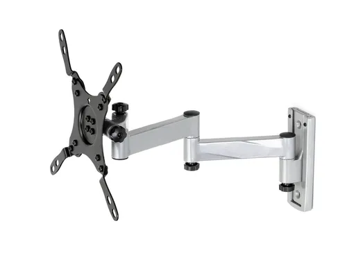 Berger TV Wandhalterung Lang - TV-Halterung für Fahrzeug: Platzsparend, leicht und mit Schwenk- und Neigungsfunktion für optimalen Blickwinkel. Inklusive Wasserwaage für einfache Montage.