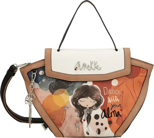 Anekke Alma Flap Bag - Multifunktionale Handtasche in Bunt - Stylische Handtasche mit großem Innenvolumen und abnehmbarem Schulterriemen, ideal für jeden Anlass. Aus robustem Polyurethan gefertigt, verbindet sie Funktionalität mit farbenfrohem Anekke-Design.