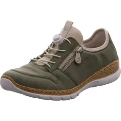Rieker Damen Low-Top Sneaker N42G0 in grün von Rieker
