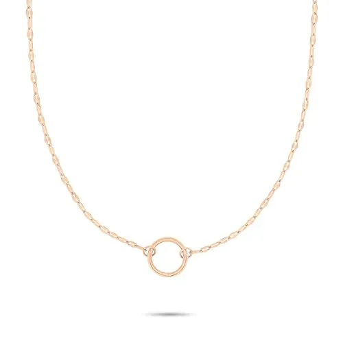 Tamaris Damen Halskette TJ-0685-N-45 - Edelstahl in IP Roségold - Ketten für Damen, elegante Halskette aus hochwertigem Edelstahl in IP Roségold, perfekt als Geschenk und verpackt in einem stilvollen Tamaris Stoffbeutel.