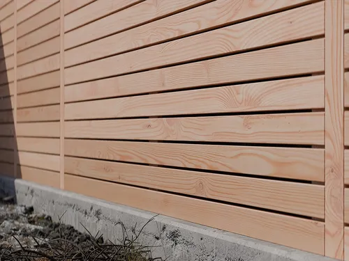 ediGarten Sichtschutzzaun Rhombus Lärche natur 180 x 180 cm - Sonstige, stabiler Sichtschutzzaun aus hochwertiger Lärche für optimale Privatsphäre und stilvolle Gartengestaltung.