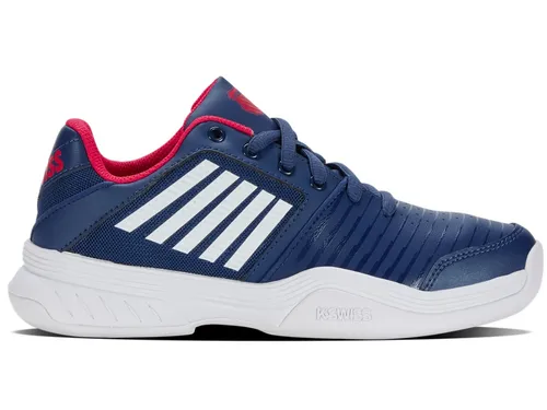 KSwiss Tennisschuhe Court Express Indoor/Carpet/Teppich opalblau/weiss Kinder, Größe Euro (US): 37,5 (5)