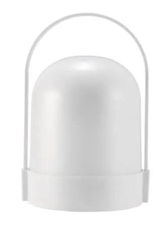 Pauleen 48251 LED Laterne Mobile Shine IP44 Timer Batterie incl. 1x0,4 Watt Outdoor Weiß Kunststoff 2700 K