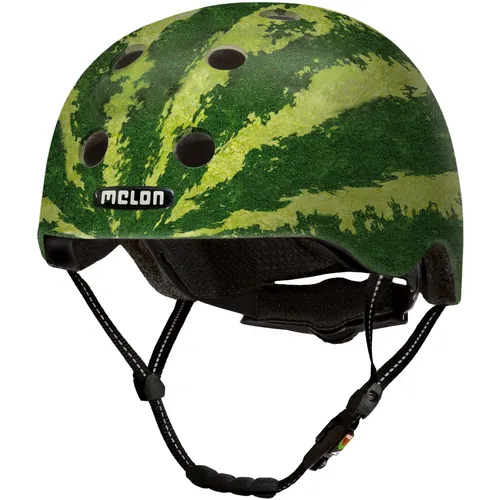 Melon Urban Active Fahrradhelm - Leicht und Sicher in Grün - Fahrradhelme mit über 50 Designs, extrem leicht (unter 300g) und mit Fidlock-Magnetverschluss für einfache Handhabung. Ideal für Damen, Herren und Kinder – perfekt für jede Radtour!