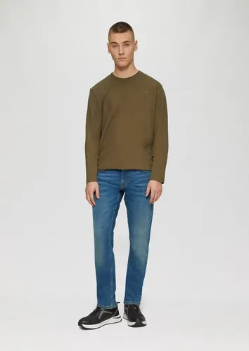 QS Jeans Rick - Slim Fit, Mid Rise, Slim Leg in Blau 38/32 - Stylische Jeans im Slim Fit mit mittelhohem Bund aus komfortablem Baumwollmix Denim, ideal für lässige Outfits und jeden Anlass.