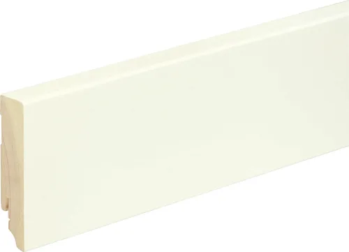 FN Neuhofer Sockelleiste eckig RAL9010 – 240 cm in Fichte/Kiefer weiß