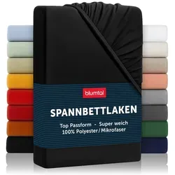 Bettlaken Schwarz von Blumtal