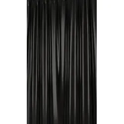 Peva Duschvorhang Schwarz 180x230 cm inkl. Duschvorhangringe