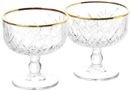 Pasabahce Golden Touch Gefrierschrank 250cc D 2 Hk in gold von Pasabahçe