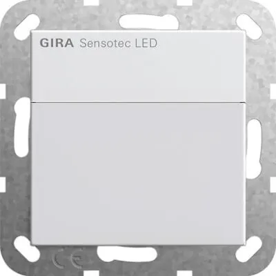 Gira 237803 Sensotec LED - Bewegungsmelder System 55, temperaturunabhängige Bewegungserfassung mit einstellbarer Einschalthelligkeit