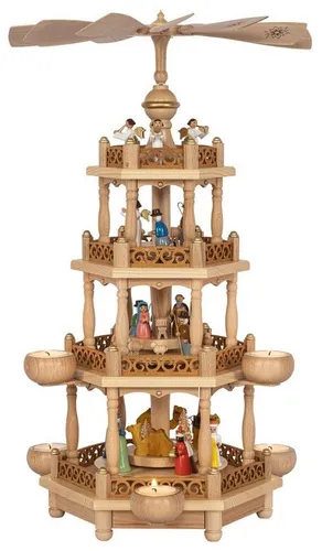 Richard Glaesser Weihnachtspyramide Christi Geburt