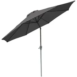 Sonnenschirm Asti, 3m neigbar, Polyester/Alu, 5kg, Anthrazit