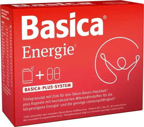 BASICA Energie Trinkgranulat+Kapseln f.7 Tage Kpg. 7,29 g