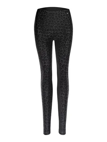 Nur Die x Kilian Kerner Damen Leggings in Leder-Leo-Optik von NUR DIE