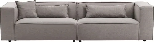 LeGer Home by Lena Gercke 3-Sitzer PIARA, modernes Sofa mit Kedernaht