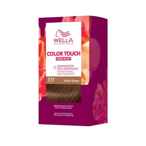 Wella Professionals Color Touch Kit - Deep Browns - Semi-permanentes Haarfärbemittel-Kit für lebendige Farben und Glanz. Einfach anzuwenden in 3 Schritten, bietet bis zu 50 % Deckung und enthält eine pflegende Maske für langanhaltende Ergebnisse.