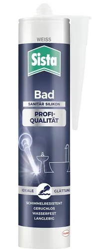 Sista Bad Sanitär Silikon transparent 280 g