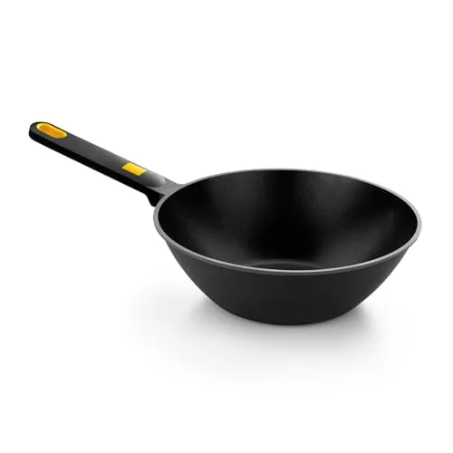 BRA Profesional A122331 Wok-Bratpfanne, 28 cm, Teflon Classic