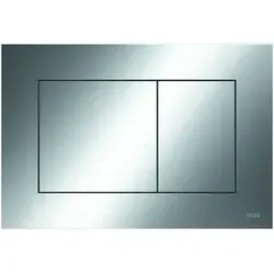 TECE now WC-Betätigungsplatte, Chrom glänzend, 9240401 - WC-Teile & -Aufsätze, elegante Chrom-Oberfläche für ein modernes Badezimmerdesign und einfache Bedienung.