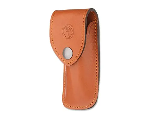 Böker Plus Unisex Französisches Leder-Etui Messer, Braun, Klein