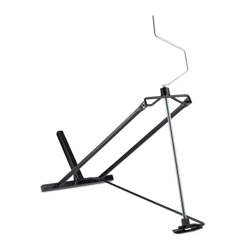 Rasentraktorheber - Universelle Hebevorrichtung für Rasenmäher - Rasenmäher-Zubehör, ideal zum einfachen Anheben von Mähwerken, robust aus Stahl und mit 1 Jahr Herstellergarantie.