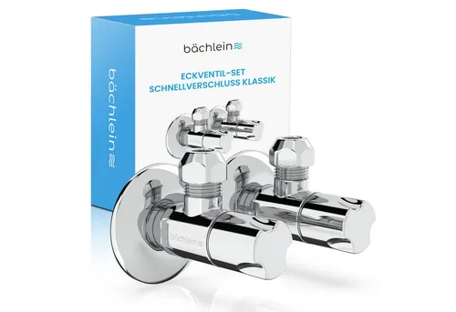 Bächlein Eckventil Eckventil-Set Schnellverschluss Klassik von BäderBoutique