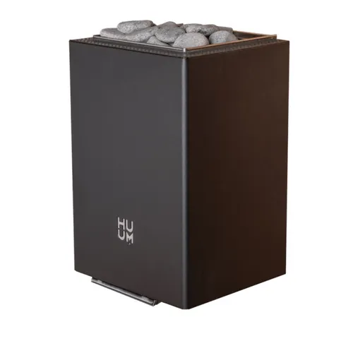 HUUM Core Wall Mini Combi 4 Black Saunaofen 3,6 kW - Eleganter Wandofen für die Sauna, kombiniert modernes Design mit effizienter Wärmeerzeugung und ist ideal für kleine bis mittelgroße Räume.