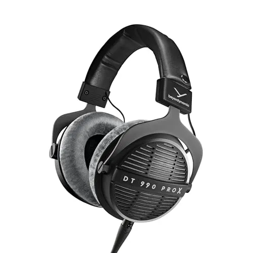 beyerdynamic DT 990 PRO X - Offener Studiokopfhörer für kritisches Hören - Kopfhörer mit bewährter Klangsignatur und dynamischem STELLAR.45 Treibersystem. Hoher Tragekomfort auch bei langen Sessions, ideal für Editing und professionelles Arbeiten.