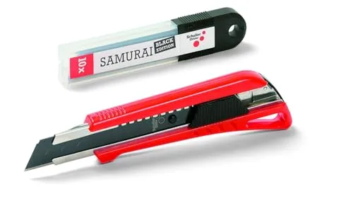 SAMURAI BLACK 18mm Cuttermesser SET