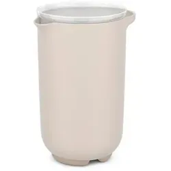 Mepal Rührschüssel Chef it, Creme, Transparent, Kunststoff, 10.6x18.4x12.9 cm, BPA-frei, Backen, Backhelfer, Rührschüsseln
