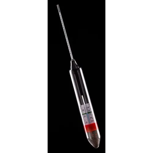 ARKA Aräometer inkl. Thermometer - Präzises Aräometer für Salzwasser mit integriertem Thermometer, ideal für Aquarien und Meerwasseranalysen.