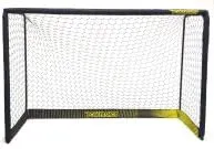 Fußballtor aus Stahl - Verschiedene Größe - Schwarz - Bodenverankerung und Transporttasche inkl. (3 x 2 m)