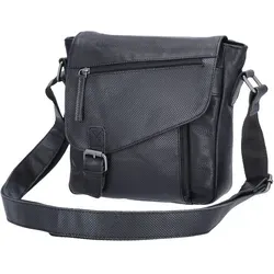 The Skandinavian Brand Umhängetasche Damen Leder Schultertasche Black - Elegante Leder Umhängetasche für Damen, mit 1 Hauptfach und kompakten Maßen (22x23x7 cm), ideal für den täglichen Gebrauch.