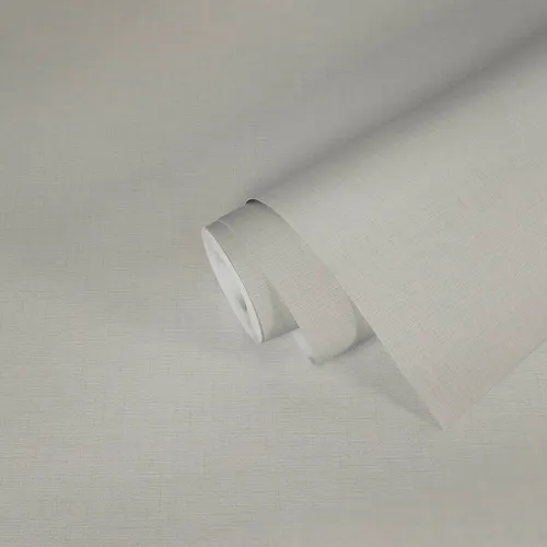 Vliestapete Uni Leinen hellgrau My Home My Spa 38712-4 (3,32€/1qm)