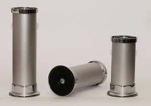 Tischbeine Tischbein Möbelfuss Silber Diverse Höhen 80mm Kommodengriff