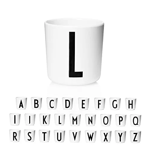Design Letters Trinklernbecher (A-Z) | Zahnputzbecher Kinder, Trinkbecher Kinder | Weihnachtsgeschenke für Kinders | Schnabeltasse BPA/BPS Frei | Trinklernbecher ab 6 Monate | Kinderbecher 175 Ml