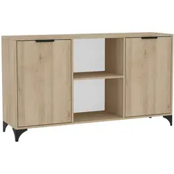 Beautysofa Kommode Eiche Artisan, 150x85x40 cm - Moderne Kommode für Wohnzimmer, Schlafzimmer oder Flur. Bietet praktischen Stauraum und überzeugt durch elegantes Design in verschiedenen Farben.