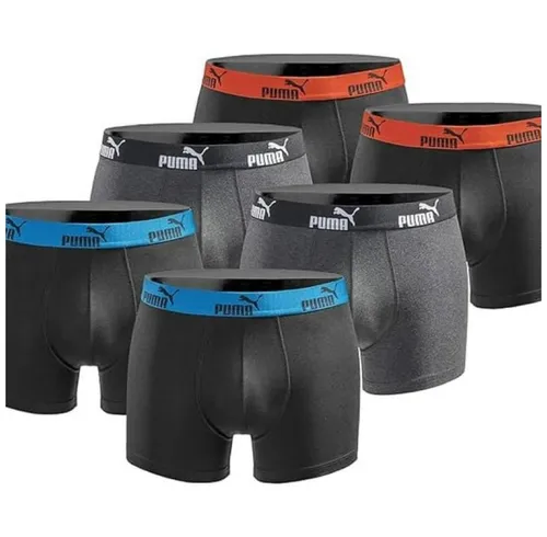 PUMA Boxershort 6er Pack Herren Basic Black Limited Edition von PUMA