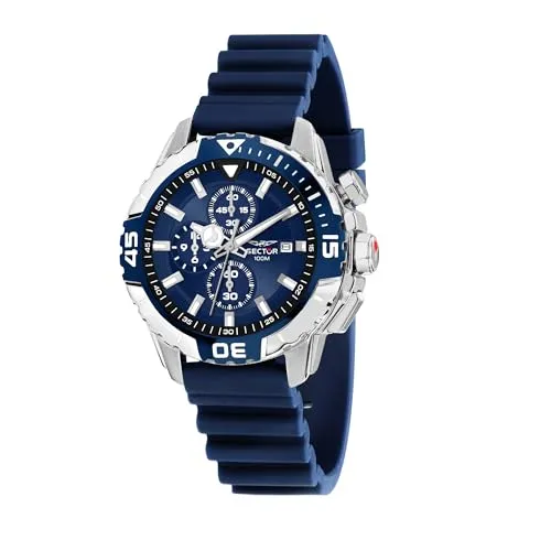 Sector No Limits Herrenuhr, Chronograph, Analog, 43 mm, Legend-Kollektion – R3271735001