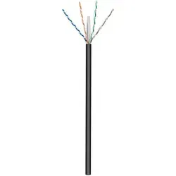 CAT 6 Outdoor Netzwerkkabel 100 m - Hochwertiges Kupferkabel für zuverlässige Verbindungen - Netzwerkkabel für den Außenbereich, 100 m, aus hochwertigem Kupfer (AWG 24/1), ideal für stabile Datenverbindungen im Heim- und Außenbereich.