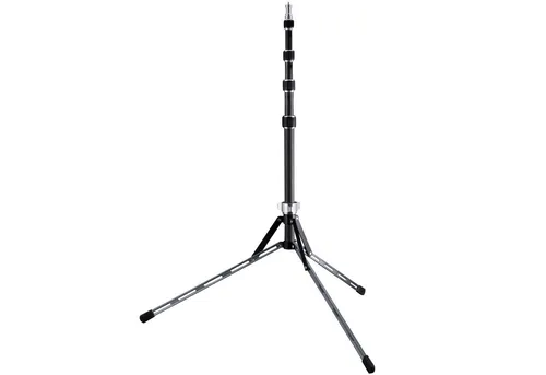 Bresser BR-LS210C Carbon Lampenstativ - Kompaktes und leichtes Stativ, 47-210 cm höhenverstellbar, ideal für Reisen und vielseitige Nutzungsmöglichkeiten